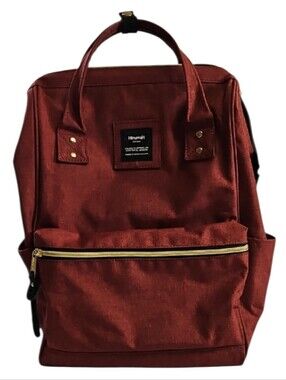 Himawari Travel Backpack with Gold Accents